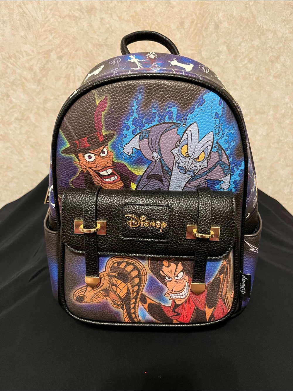 Disney Villains Mini Backpack - Black, Blue, Purple